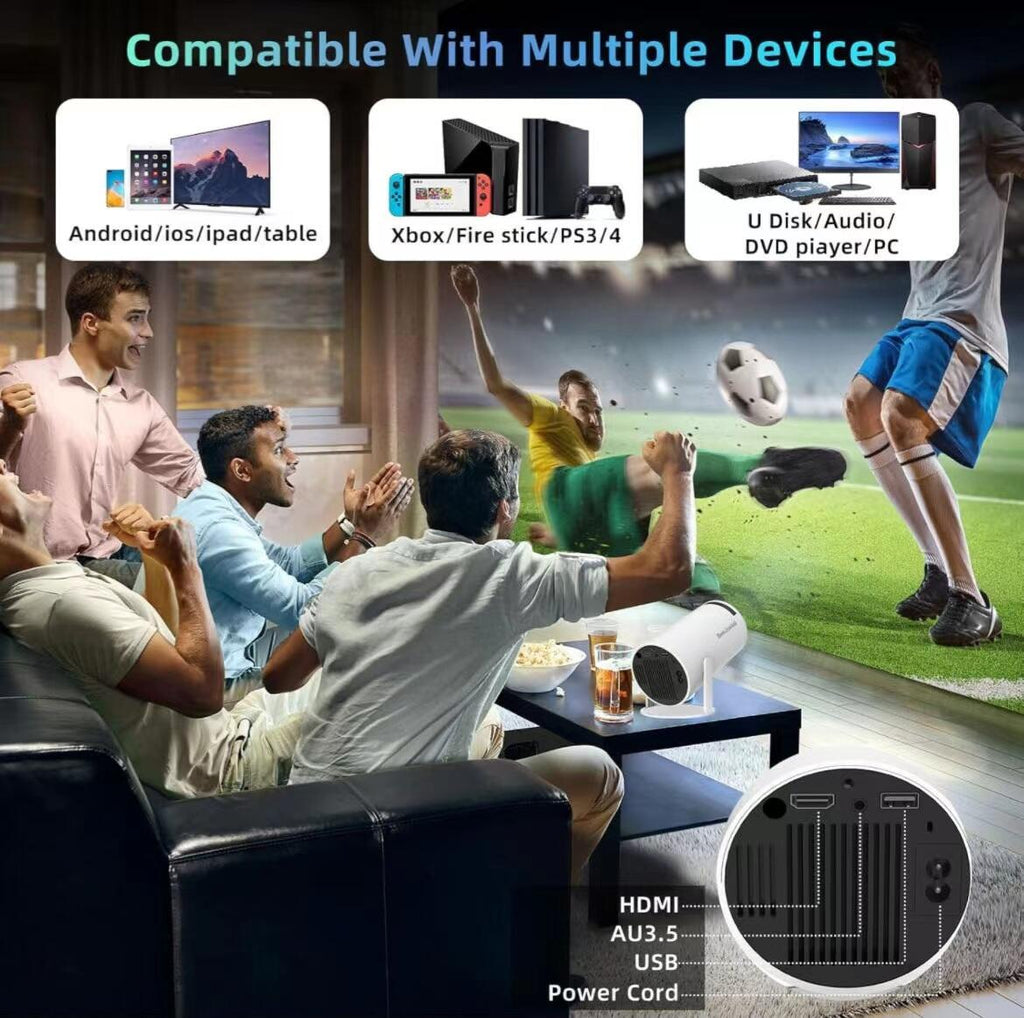 HY300Pro Smart Projector – Big Screen Entertainment at Home 📽️
