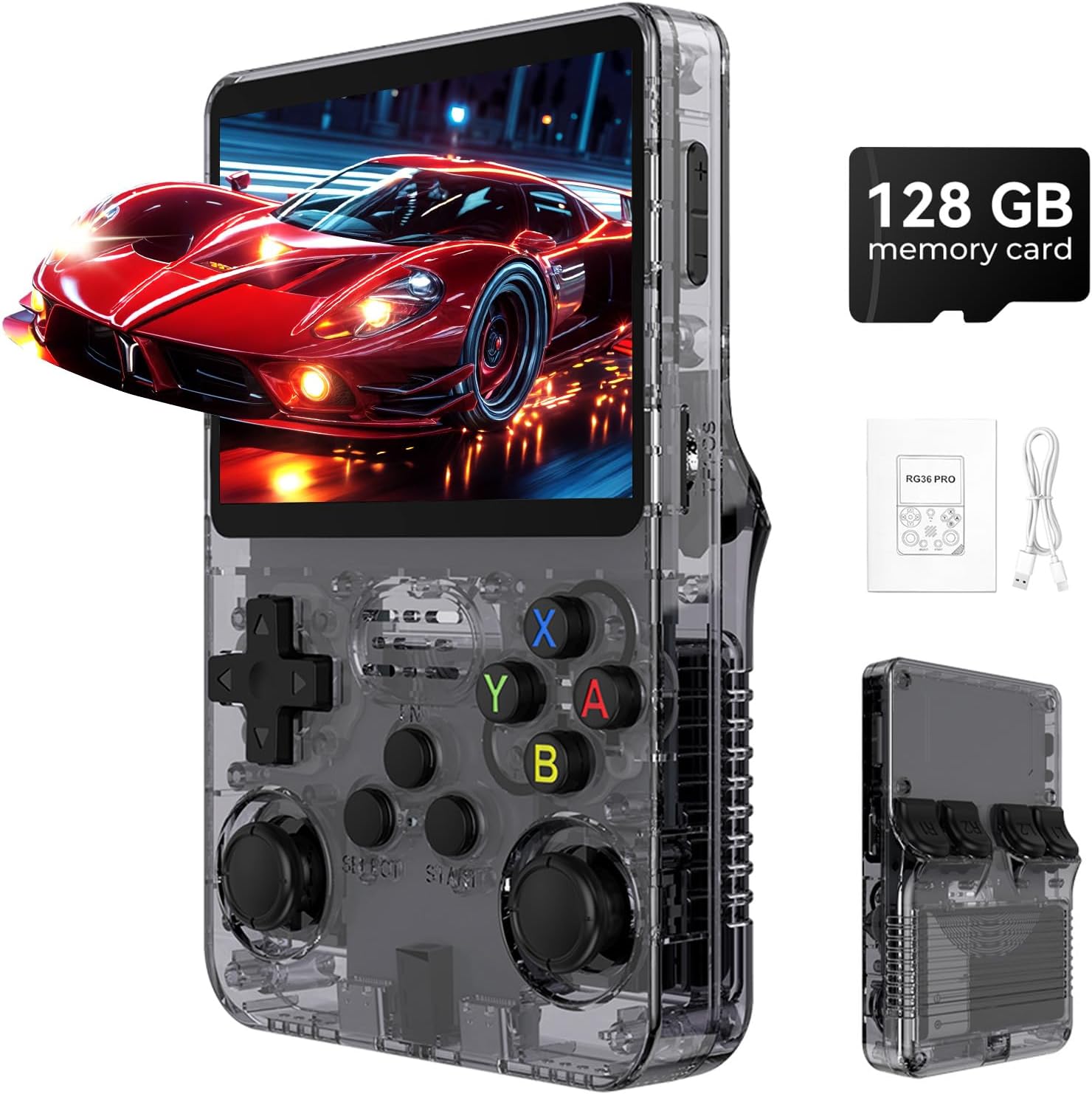 🇰🇪R36s Game Console 128GB | 40,000+ Retro Games